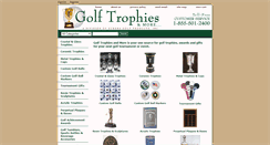 Desktop Screenshot of golftrophiesandmore.com